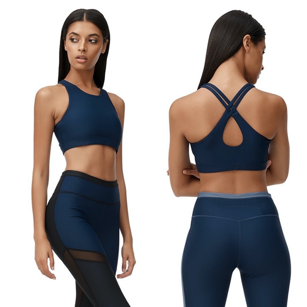 NWT All Fenix Kit Blue Sports Bra